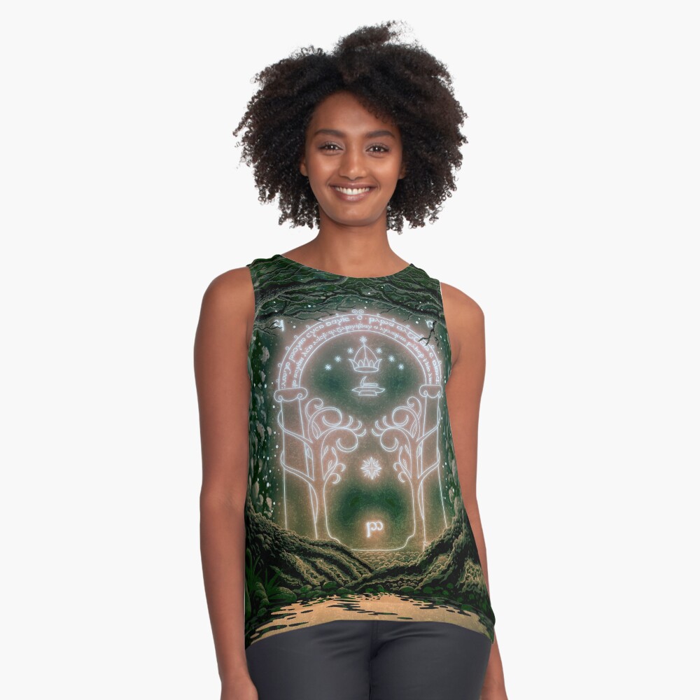 Item preview, Sleeveless Top designed and sold by Syntetyc.