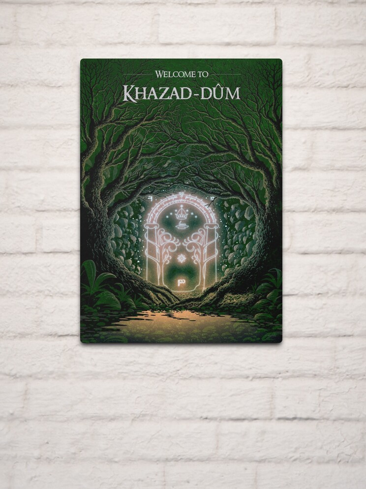 Welcome to Khazad Dum print by syntetyc