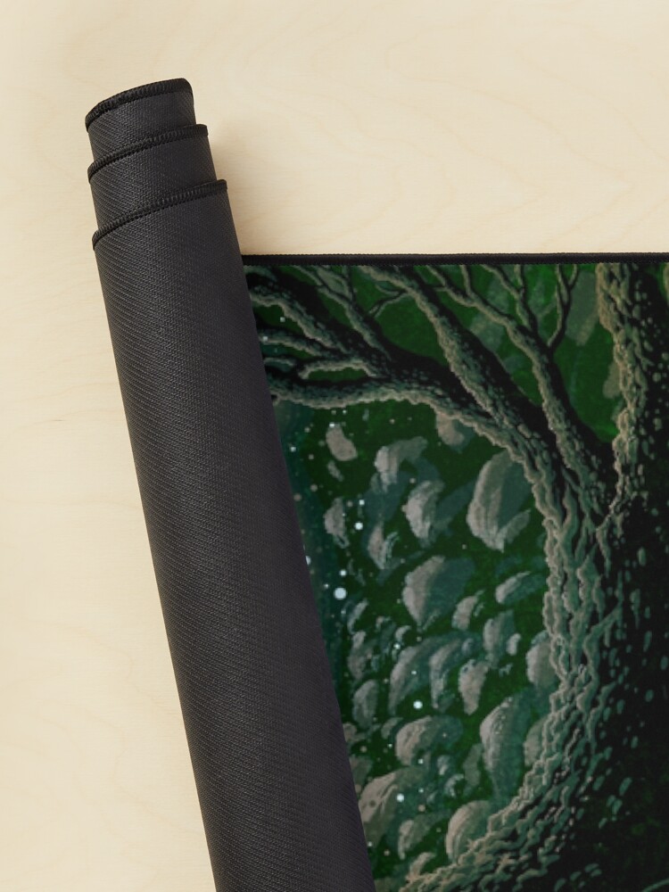 Thumbnail 2 of 5, Mouse Pad, Wecome to Khazad-dum green version designed and sold by Roberto Nieto.