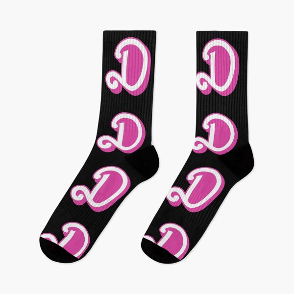 Item preview, Bubble Pink Letter D Sticker Pack - Monogram - Initial - Alphabet designed and sold by CreationsbyAny.