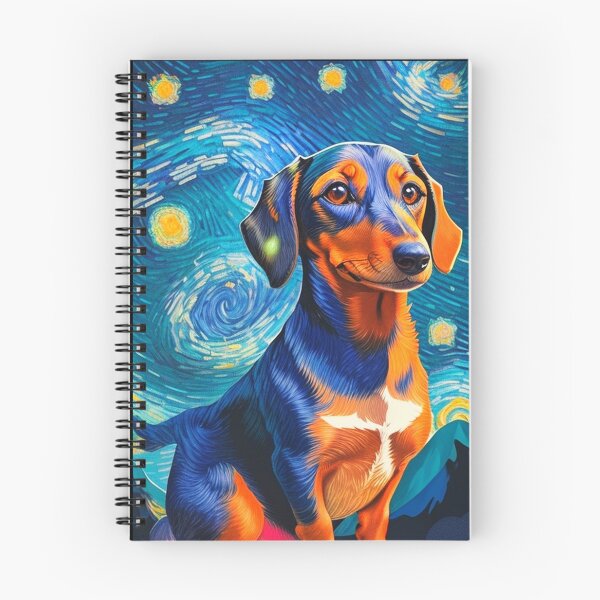 Item preview, Van gogh Starry Night Dachshund  designed and sold by Vangoholic.