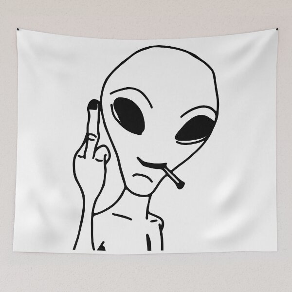 Item preview, Alien Attitude: Intergalactic Finger Flip! designed and sold by InkStation24.