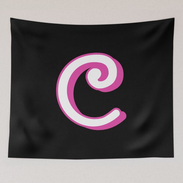 Item preview, Bubble Pink Letter C Sticker Pack - Monogram - Initial - Alphabet designed and sold by CreationsbyAny.