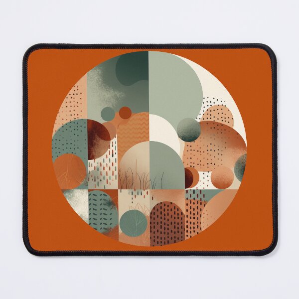 Item preview, Abstract Whimsical Geometry Bauhaus Patterned Earthy design designed and sold by Yambuto.