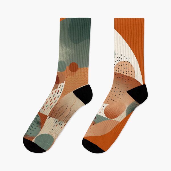 Item preview, Abstract Whimsical Geometry Bauhaus Patterned Earthy design designed and sold by Yambuto.