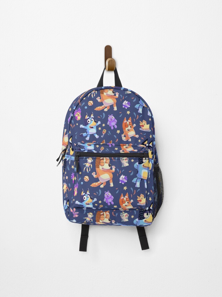 Thumbnail 1 of 3, Backpack, Dance Mode Bingo Bandit Chilli Heeler designed and sold by Geekydog.