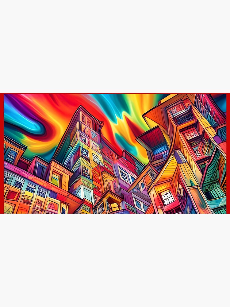Thumbnail 5 of 5, Mouse Pad, Graffiti City designed and sold by BrooklynPopArts.