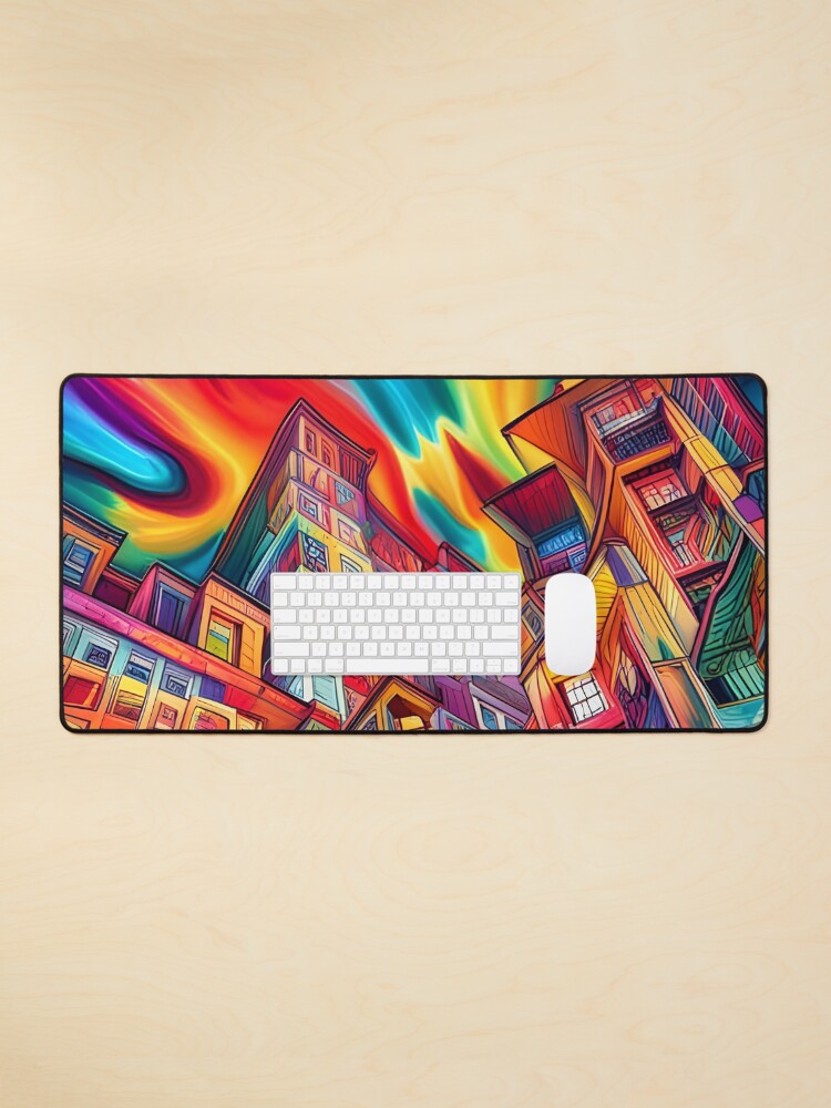 Thumbnail 1 of 5, Mouse Pad, Graffiti City designed and sold by BrooklynPopArts.