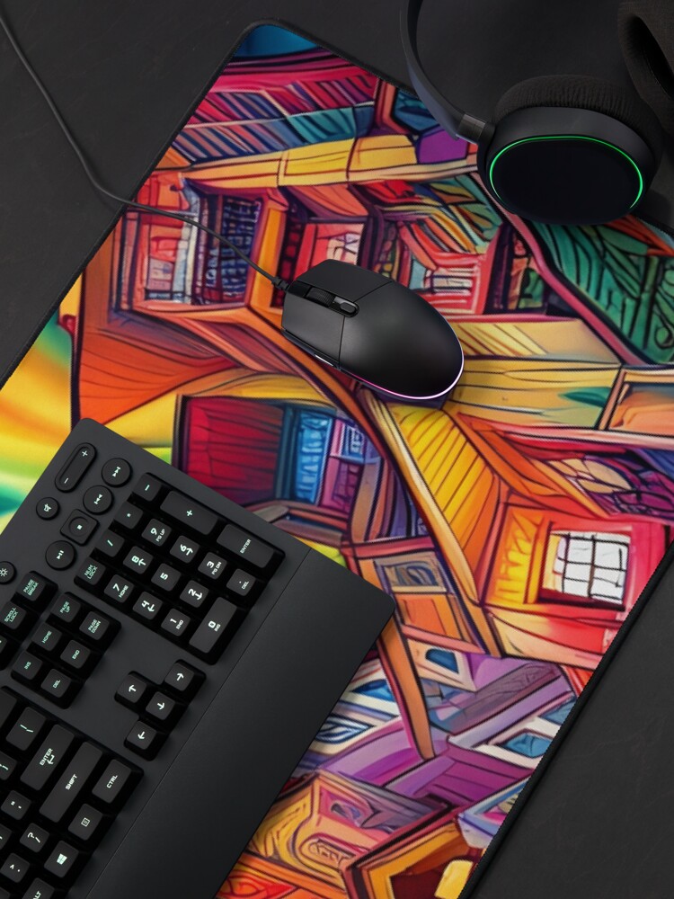 Thumbnail 4 of 5, Mouse Pad, Graffiti City designed and sold by BrooklynPopArts.