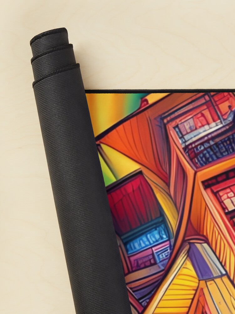 Thumbnail 2 of 5, Mouse Pad, Graffiti City designed and sold by BrooklynPopArts.