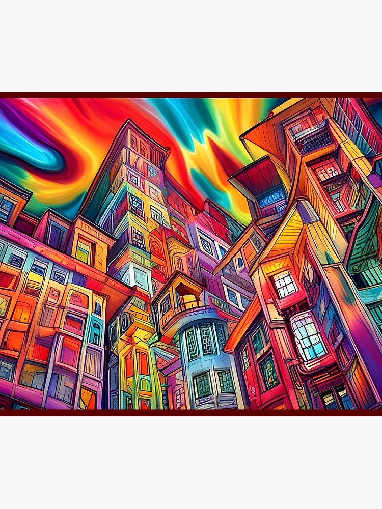Thumbnail 6 of 6, Throw Blanket, Graffiti City designed and sold by BrooklynPopArts.