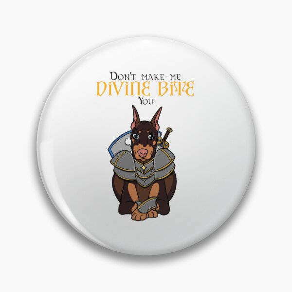 Item preview, Don’t Make Me Divine Bite You designed and sold by PawfectPixie.