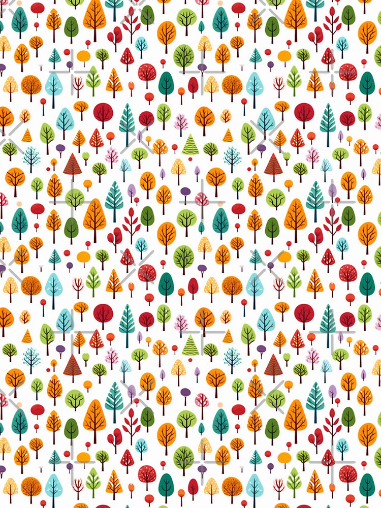 Thumbnail 4 of 4, iPhone Case, Tree Pattern designed and sold by tropicaltee.
