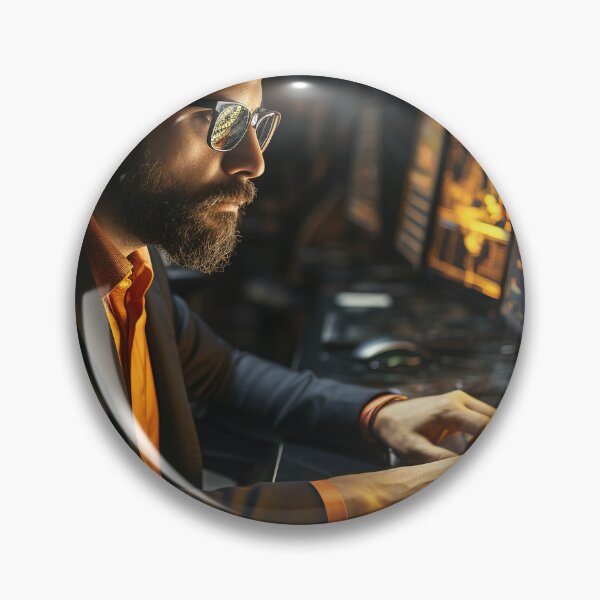 Item preview, Digital Implant Currency Trader -  Cyber-Trading Currency Analyst designed and sold by TheBrainArt.