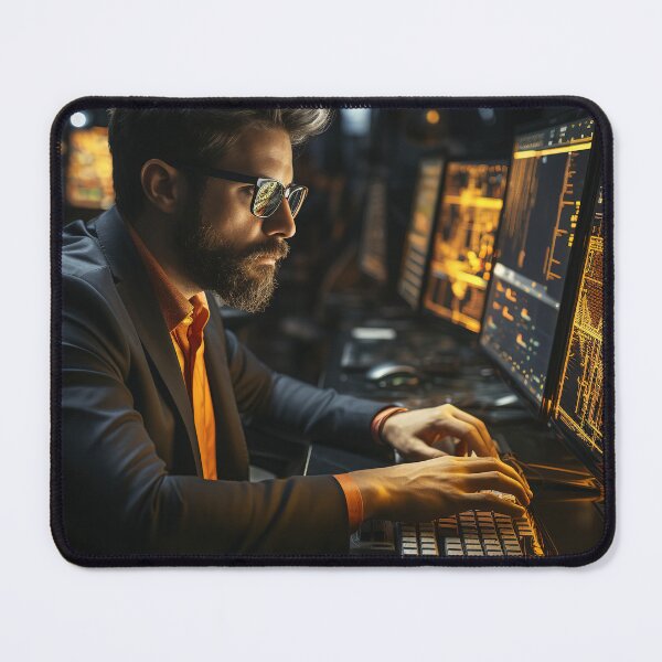 Item preview, Digital Implant Currency Trader -  Cyber-Trading Currency Analyst designed and sold by TheBrainArt.