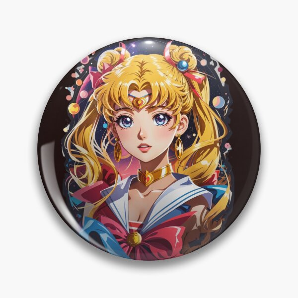 Item preview, Pin buttons inspired in sailor moon designed and sold by RafaelaDonatti.