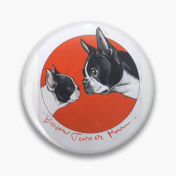 Item preview, Boston Terrier mum designed and sold by MeanBlackCat.