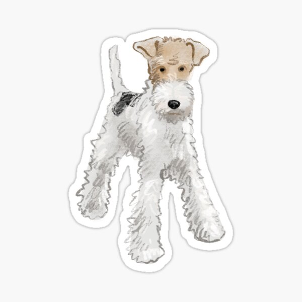 Item preview, Fox terrier designed and sold by elinaarbidane.