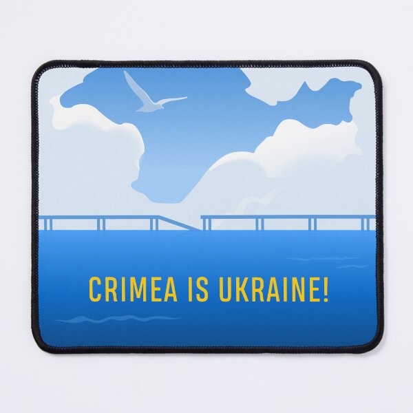 Item preview, Crimea is Ukraine Square designed and sold by BlueRoadX.