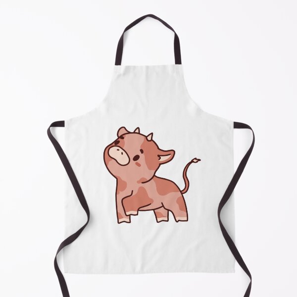 Item preview, Cute burnt umber & chestnut cow designed and sold by datiki.