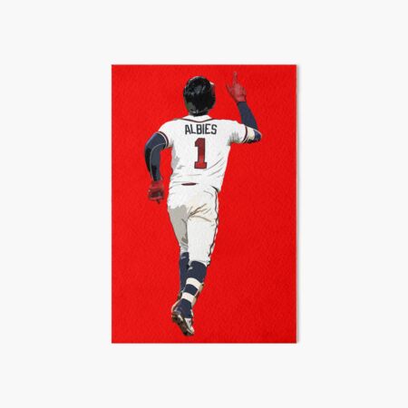 ozzie albies rise Art Board Print for Sale by mahascript