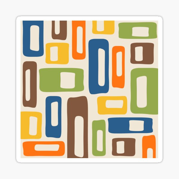 Item preview, Retro Mid Century Modern Abstract Pattern designed and sold by tonymagnerart.