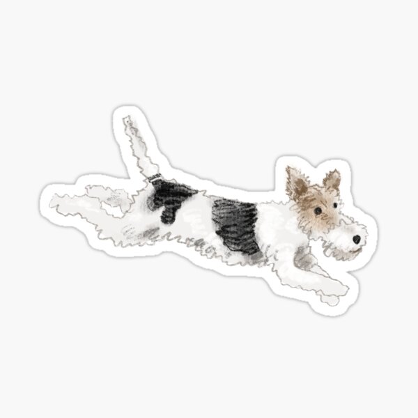 Item preview, Running fox terrier designed and sold by elinaarbidane.