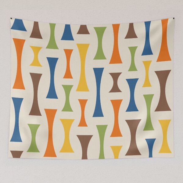 Item preview, Retro Mid Century Modern Abstract Pattern designed and sold by tonymagnerart.