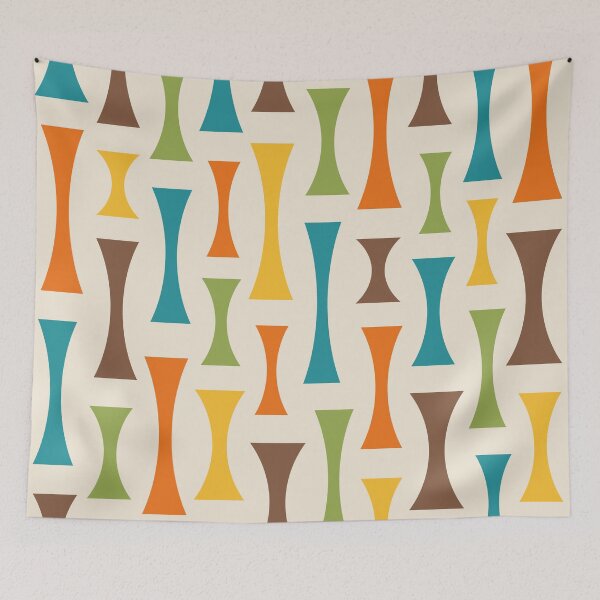 Item preview, Retro Mid Century Modern Abstract Pattern designed and sold by tonymagnerart.