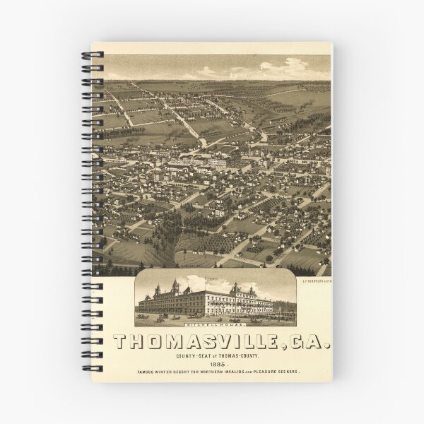 Item preview, Thomasville, Georgia (1885) designed and sold by allhistory.