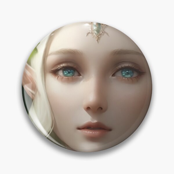 Item preview, Beautiful elf lady - aesthetic anime portrait designed and sold by elearah1.