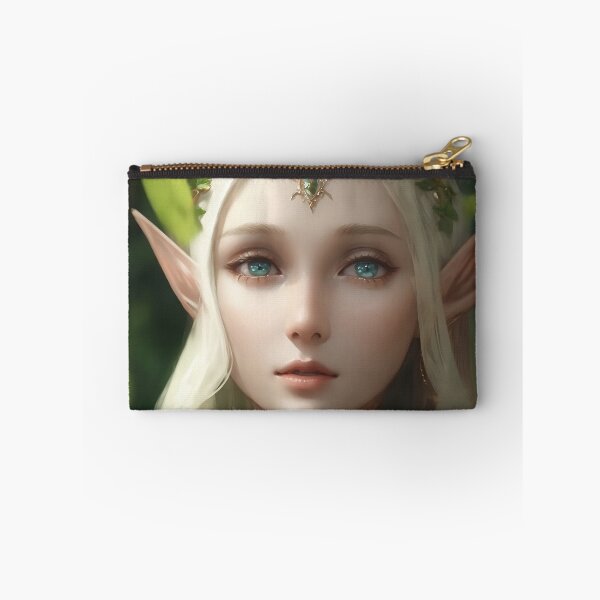 Item preview, Beautiful elf lady - aesthetic anime portrait designed and sold by elearah1.
