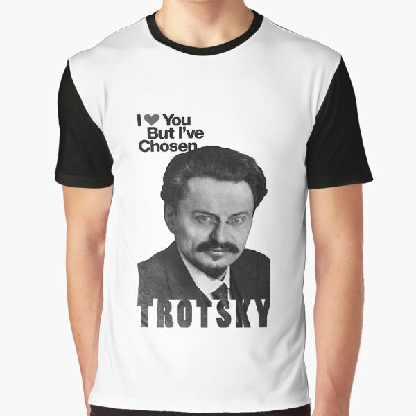 Vista previa del artículo con la obra «Te amo pero he elegido a Trotsky», diseñado y vendido por yle-rShencxv.