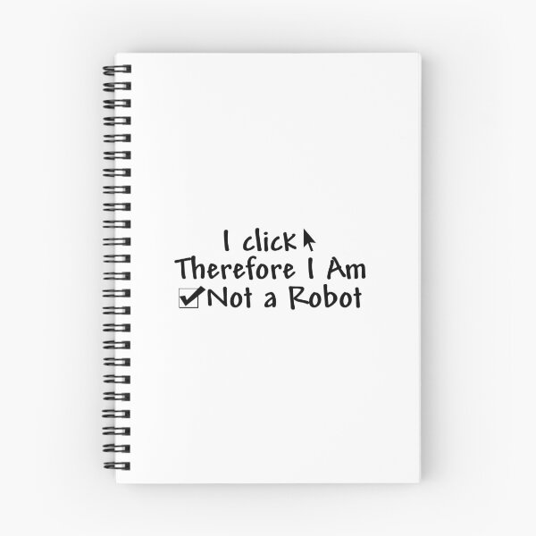 Item preview, I click therefore I am not a robot designed and sold by yoshra.