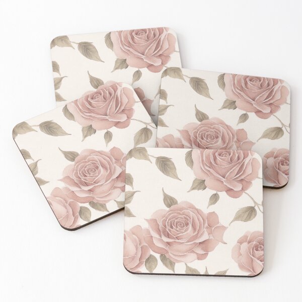 Item preview, Pink roses pattern designed and sold by Tijanaworldwide.