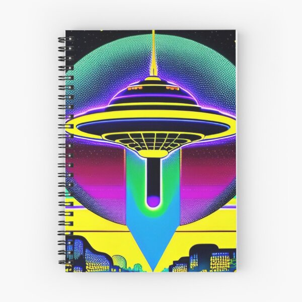 Item preview, Area 51 – Trippy Retro UFO City 121 | Grusch designed and sold by Benito Del Ray.