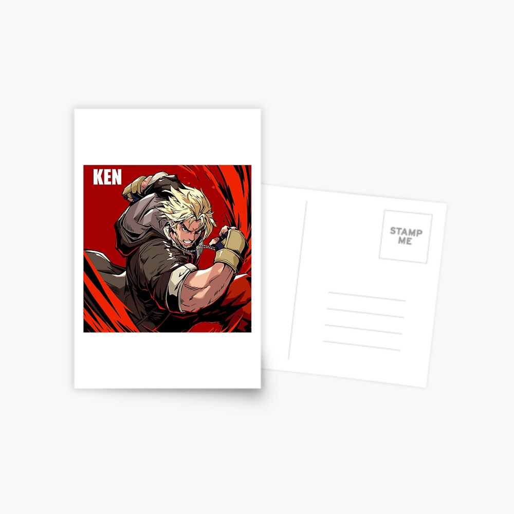 street fighter ryu fan art by me  Postcard for Sale by KIRART