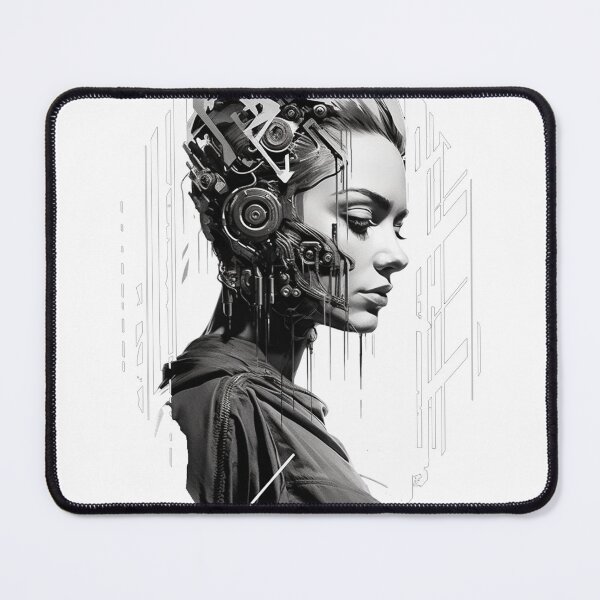 Item preview, Cyberpunk woman with cyberware designed and sold by xKiiNG0x.