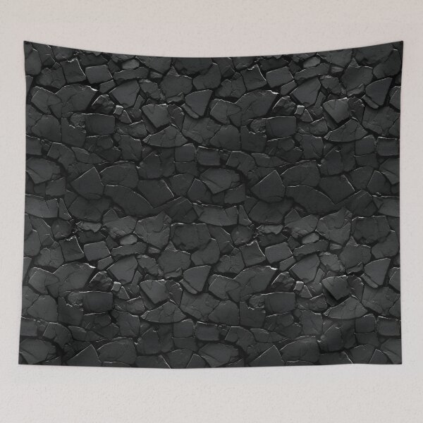 Item preview, Black Cracked Stone Wall Texture designed and sold by Sturdust.