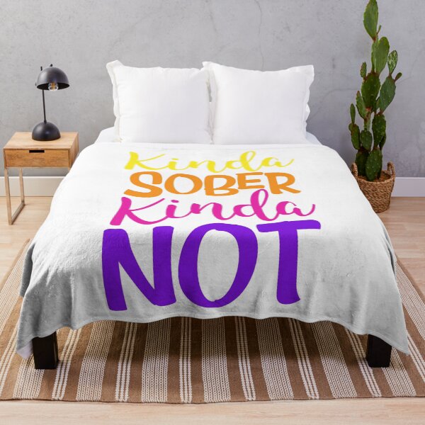Item preview, Kinda Sober, Kind of Not" - Vibrant Colors T-Shirt Collection designed and sold by Rebekkahsdesign.