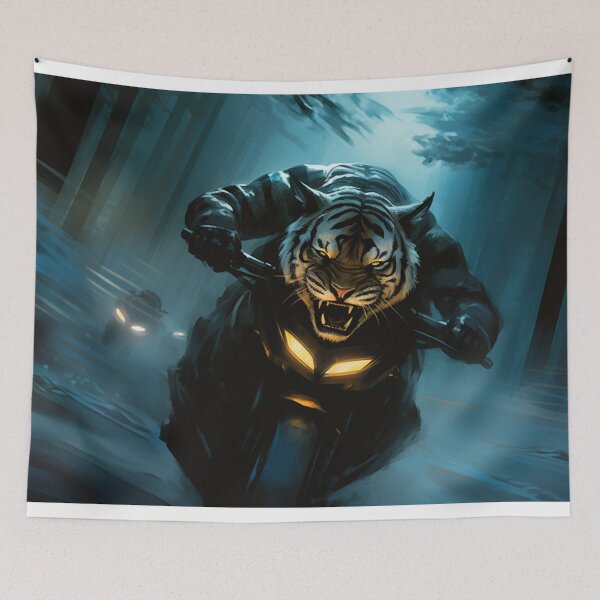 Item preview, A tiger drive a motobike designed and sold by zoldi.