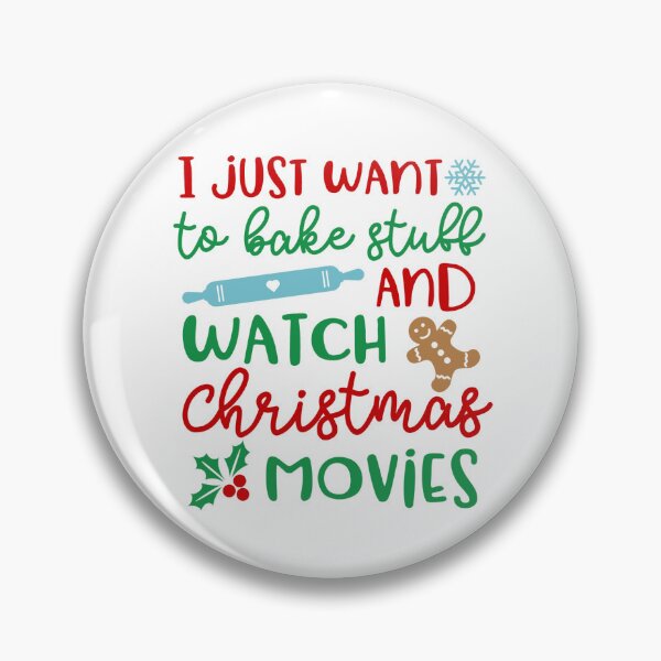 Artikelvorschau, Ich will nur Sachen backen und Weihnachtsfilme schauen entworfen und verkauft von DesignCosmos.
