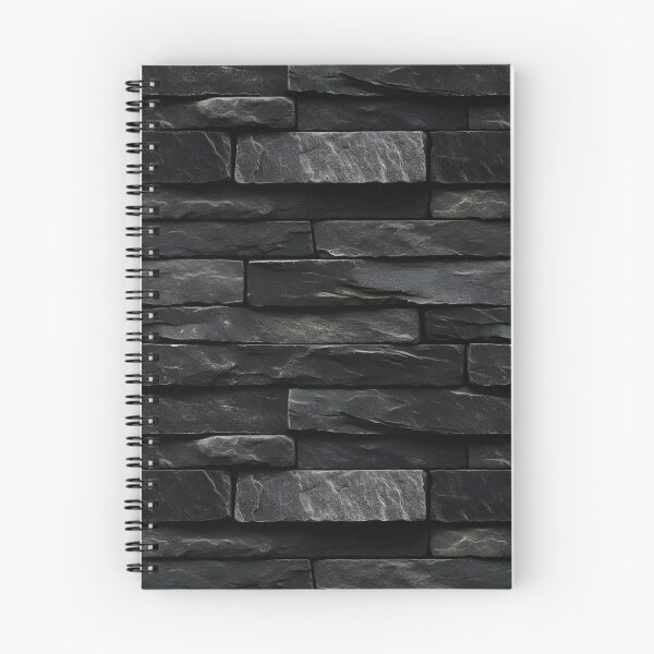 Item preview, Black Stacked Stone Slabs Wall Cladding Texture designed and sold by Sturdust.
