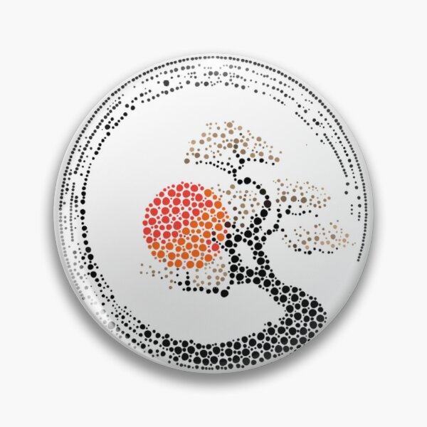Item preview, Dot Art Enso Circle and Bonsai Tree 	 	 designed and sold by cdifpqzkzjb72.