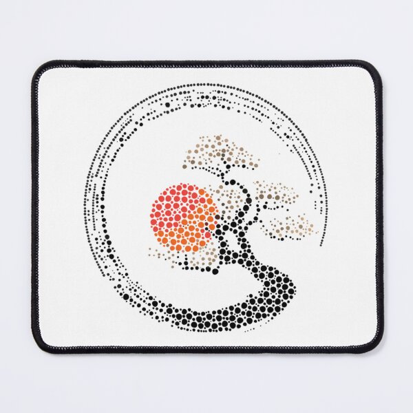 Item preview, Dot Art Enso Circle and Bonsai Tree designed and sold by cdifpqzkzjb72.