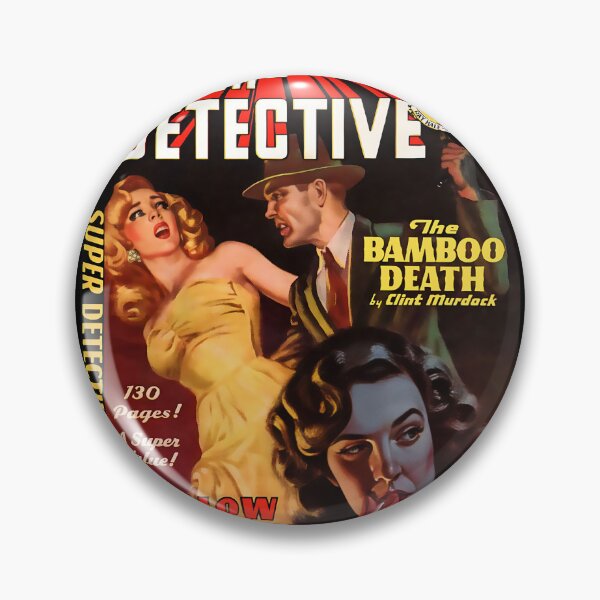 Item preview, The Cover of Super-Detective #2 May 1950 | Vintage Retro Magazine designed and sold by ArchimedesPrime.
