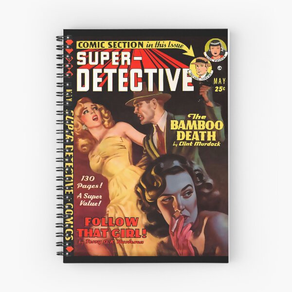 Item preview, The Cover of Super-Detective #2 May 1950 | Vintage Retro Magazine designed and sold by ArchimedesPrime.