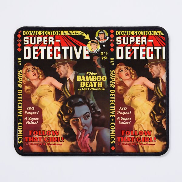 Item preview, The Cover of Super-Detective #2 May 1950 | Vintage Retro Magazine designed and sold by ArchimedesPrime.