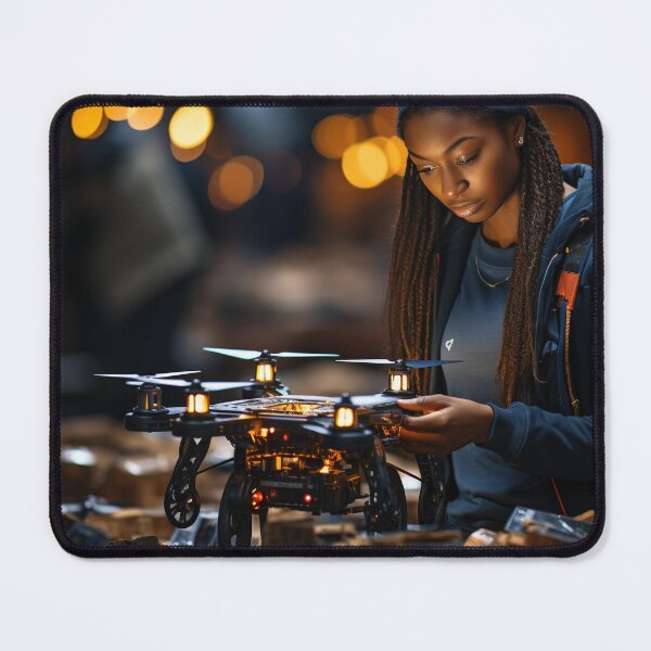 Item preview, Drone Delivery Financial Analyst - Drone-Operated Investment Analyst designed and sold by TheBrainArt.