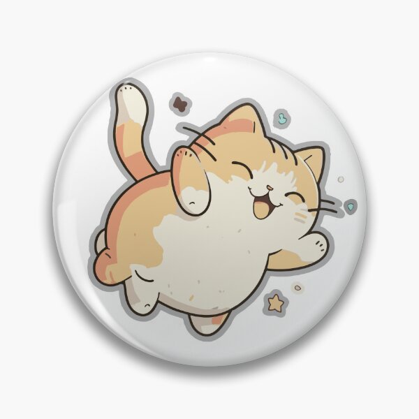 Item preview, Adorable Jumping Cartoon Happy Cat designed and sold by TheFullFantasy.